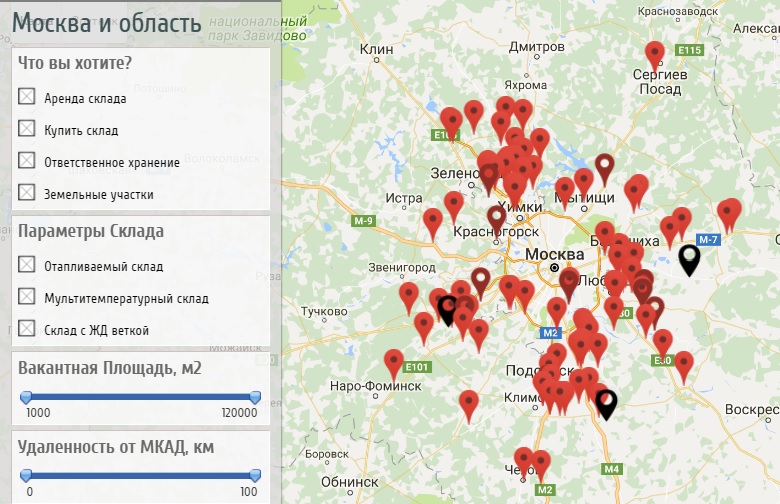 Аренда или купить склад в Московской области, ответственное хранение